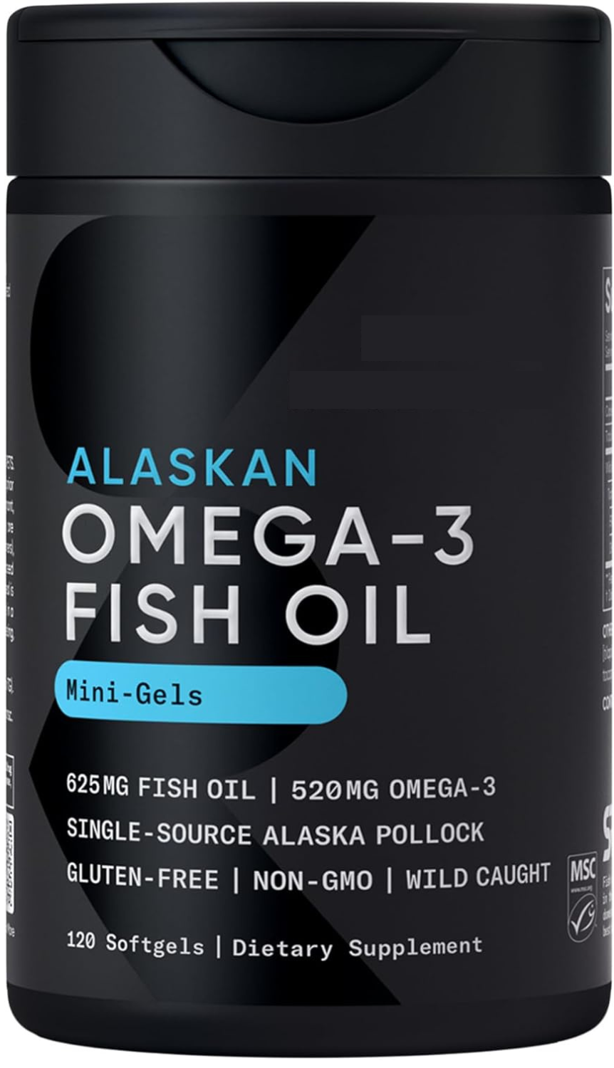 Omega-3 Fish Oil 1250 - Triple Strength Fish Oil Supplement