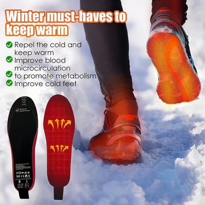 Heated Insoles with Remote – 3 Heat Levels