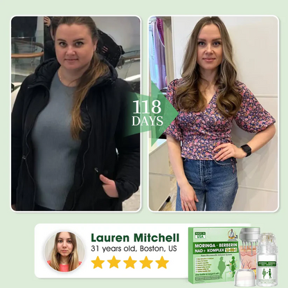 Nano Microneedle Infusion System🔬 – Moringa · Berberine + NAD+ 12-in-1 Metabolic Complex ✨