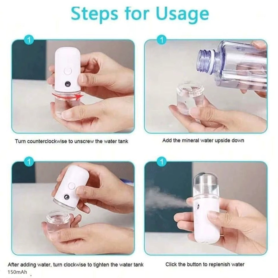 Portable Facial Mist & Skin Hydrator