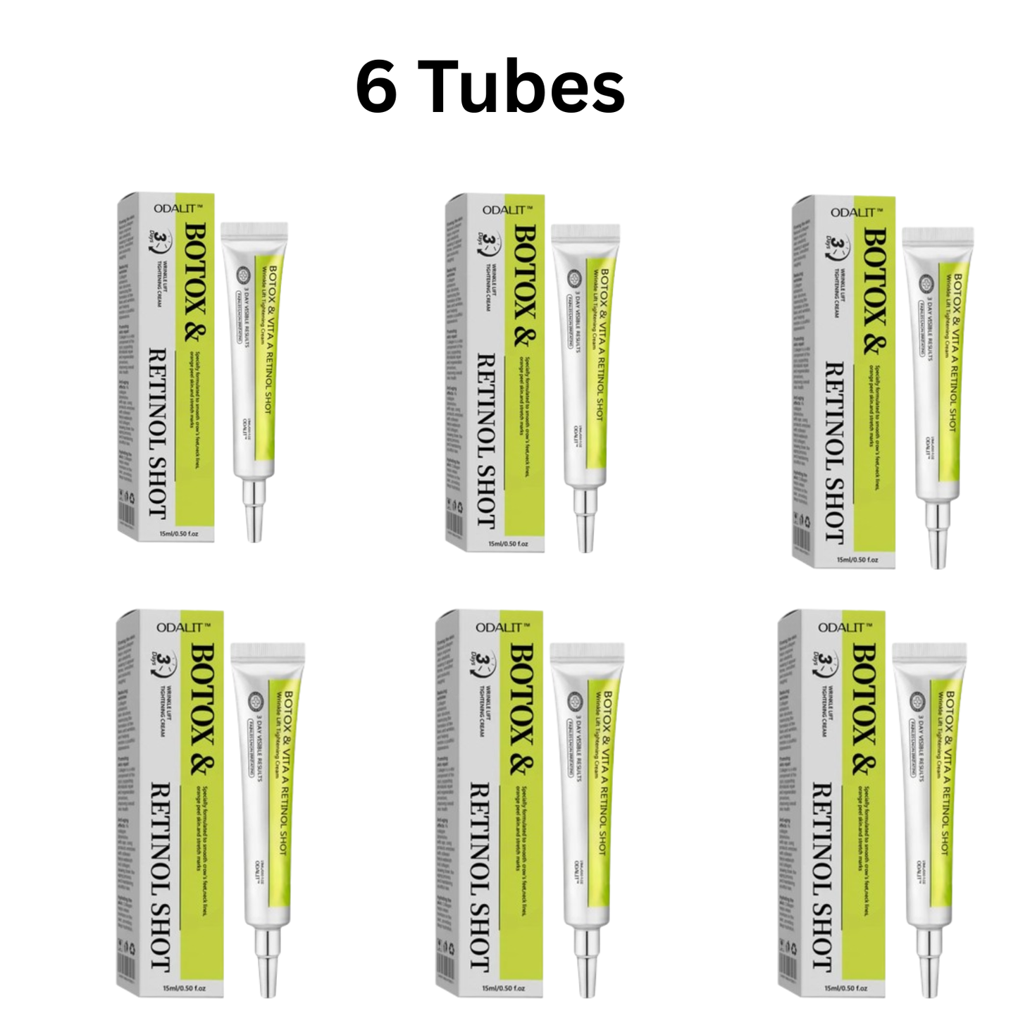 Botox & Retinol Shot - Eraser for Deep Wrinkles, Sagging Jowls & Puffy Eyes
