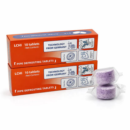 Foaming Pipe Cleaner Tablets | Drain Cleaning Tablets for Kitchen & Bathroom Sinks