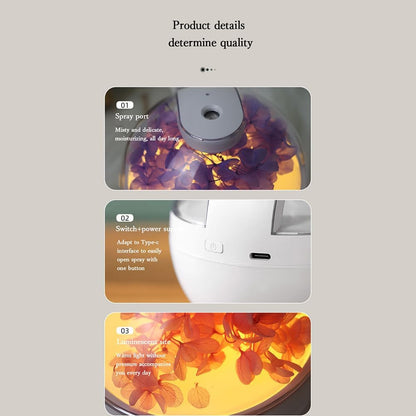 USB Ultrasonic Aroma Diffuser with Eternal Flower