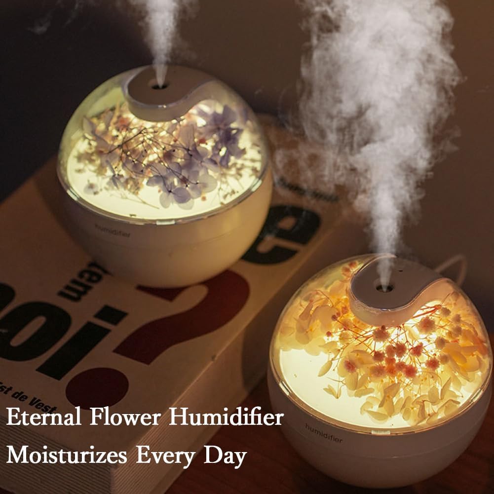 USB Ultrasonic Aroma Diffuser with Eternal Flower