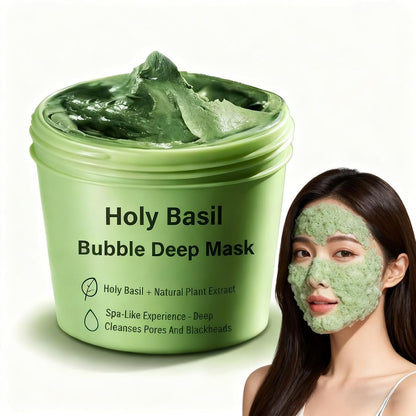 Holy Basil Bubble Deep Mask