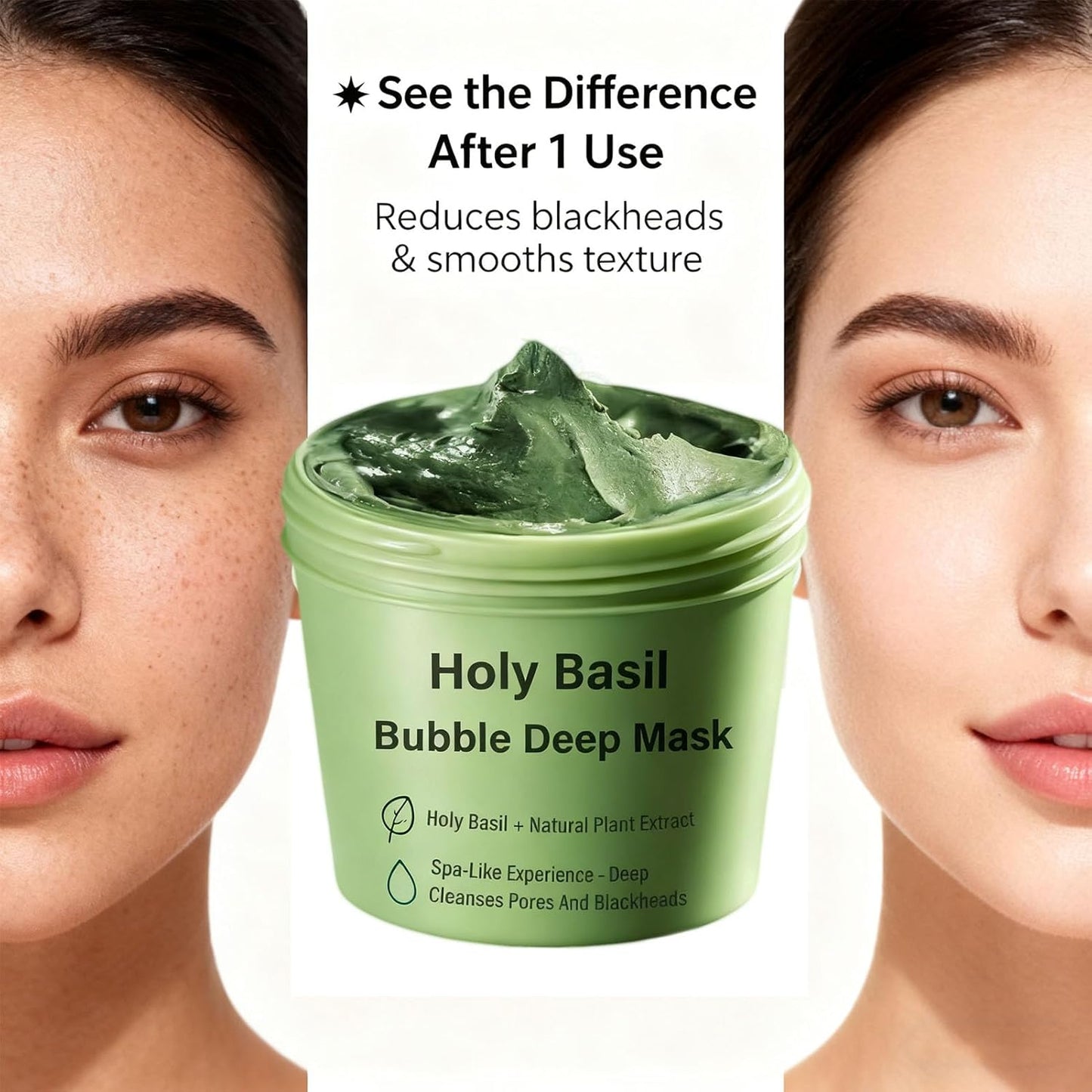 Holy Basil Bubble Deep Mask