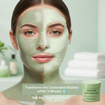 Holy Basil Bubble Deep Mask