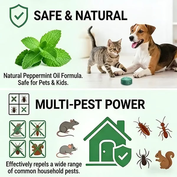 Natural Peppermint Rodent Repellent Balls