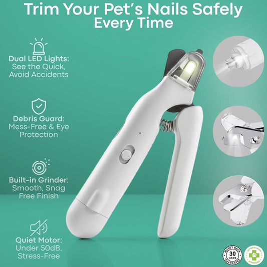 2-in-1 Pets nail grinder and clipper