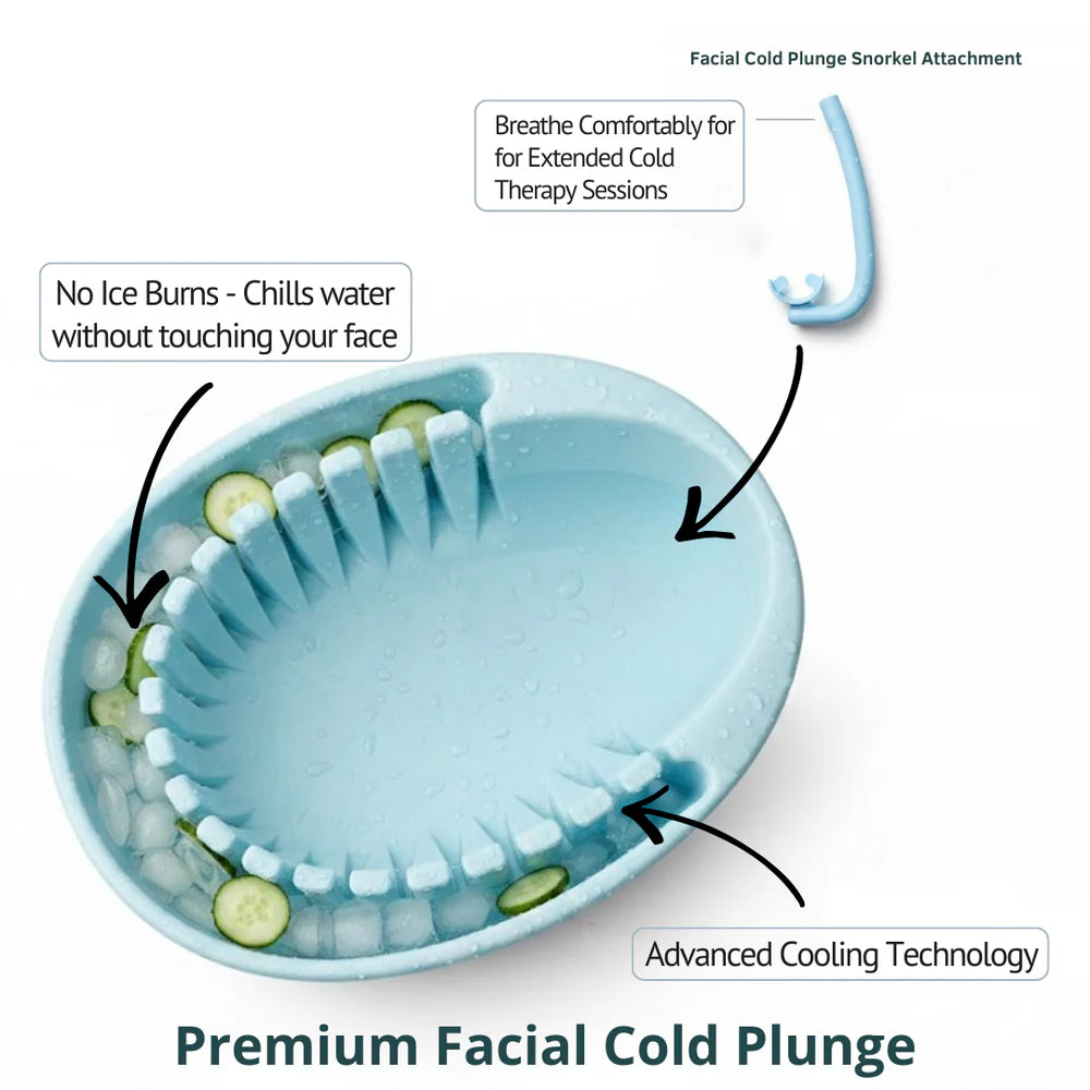Facial Cold Plunge Bowl with Ice Chamber