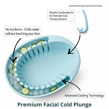 Facial Cold Plunge Bowl with Ice Chamber