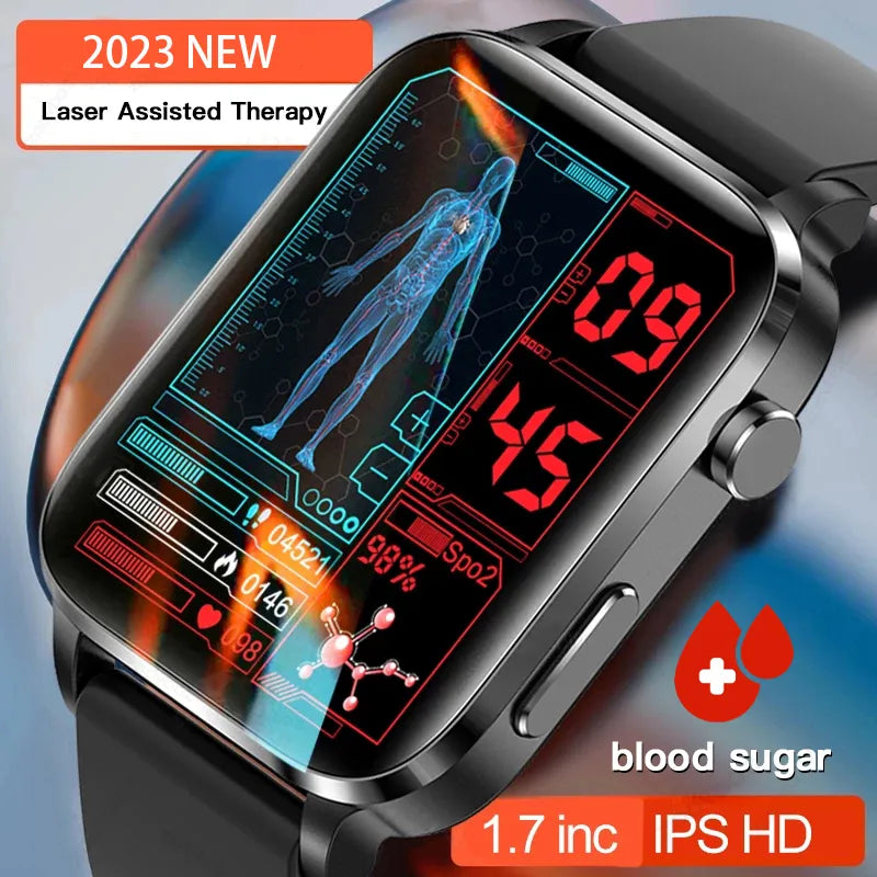 Laser Treatment Smartwatch-Painless Non-invasive Blood Sugar control