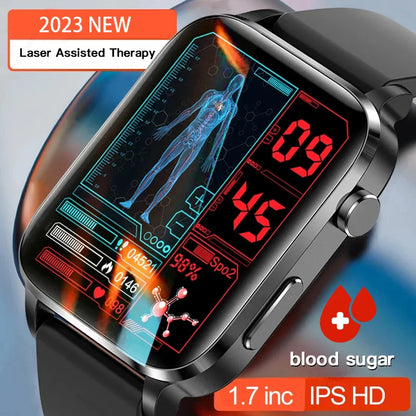 Laser Treatment Smartwatch-Painless Non-invasive Blood Sugar control