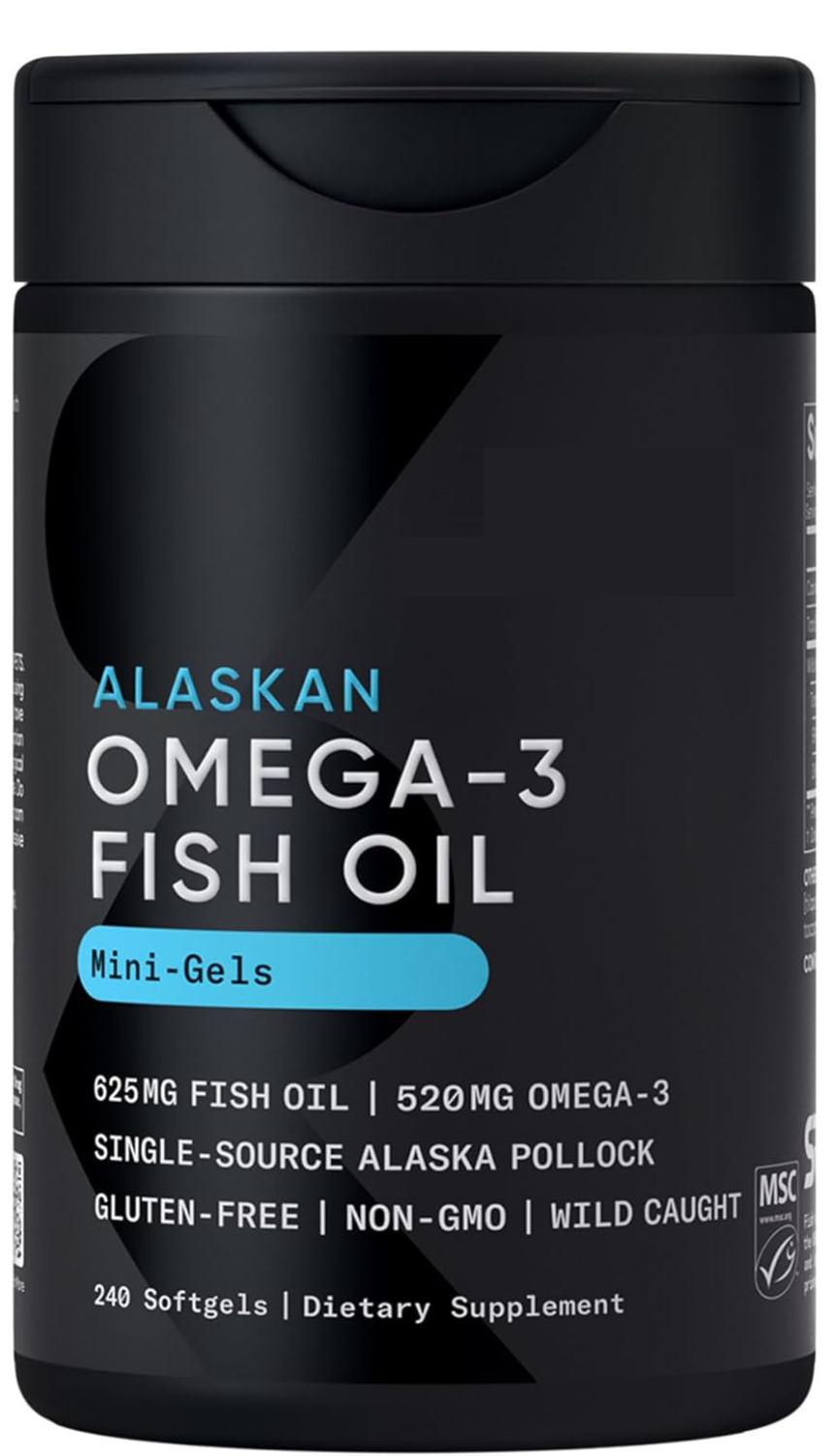 Omega-3 Fish Oil 1250 - Triple Strength Fish Oil Supplement
