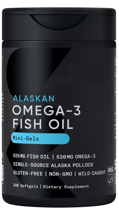 Omega-3 Fish Oil 1250 - Triple Strength Fish Oil Supplement