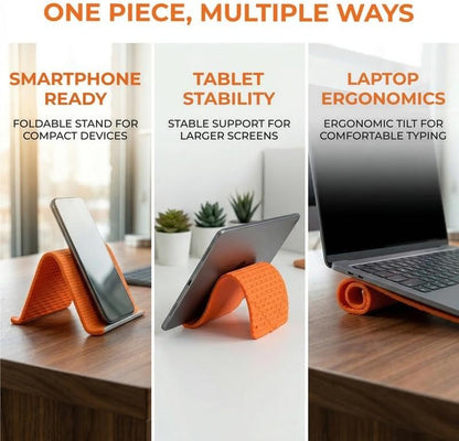 Foldable Silicone Aluminum Phone Holder Stand