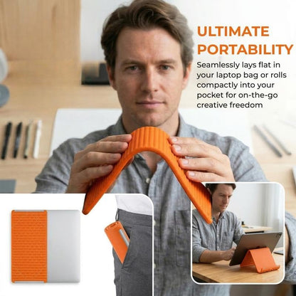 Foldable Silicone Aluminum Phone Holder Stand